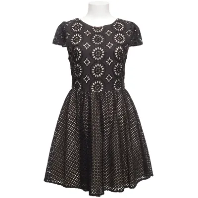 Robe (Noir, Beige) de Alice + Olivia Coton, Élasthane, Polyester