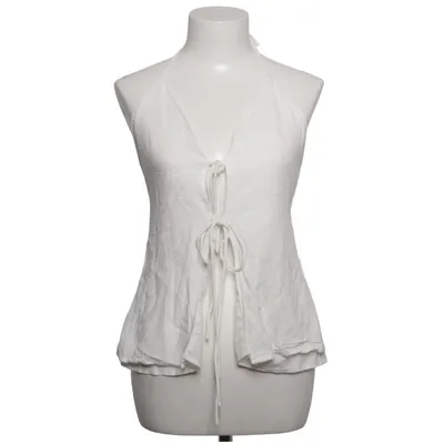 Neckholder Top (Weiß) von Fashion Nova Leinen, Polyester, Viskose