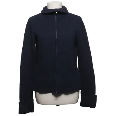 Cardigan (Blue) from Add It Acrylic, Cotton, Wool