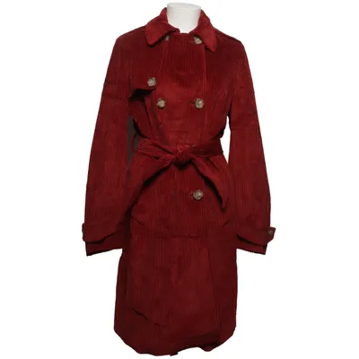 Trench-coat (Rouge) de Gigue Acétate, Coton, Viscose