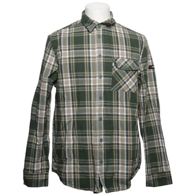Flannel skjorte (Grøn, Beige) fra Parkside Bomuld