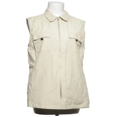 Outer vest (Beige) from Ninetynine Cotton, Polyamide