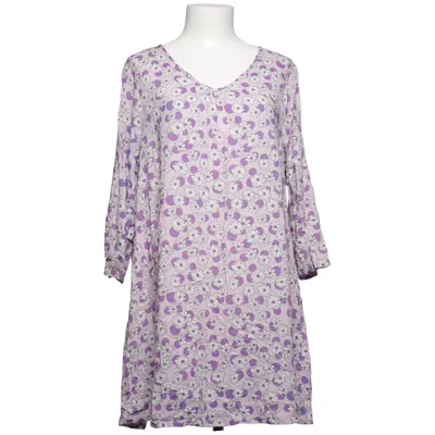 Kjole (Lilla, Hvid) fra Studio Clothing Elastan, Polyester, Viscose