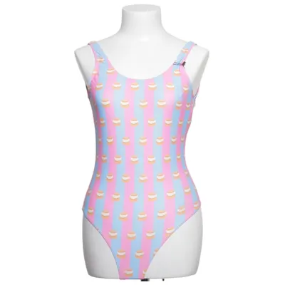 Baddräkt (Rosa, Blå, Flerfärgad) från Svensk Husman Elastan, Polyester