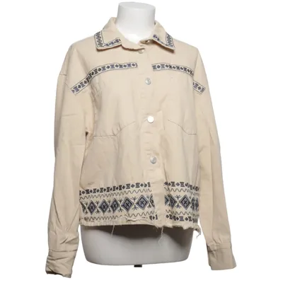 Jeansjacka (Beige) från Fashion Jeans Bomull