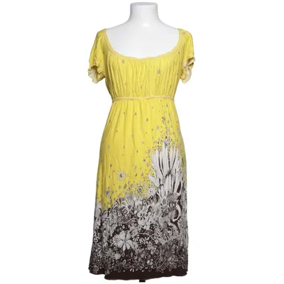 Jurk (Geel, Bruin, Wit, Meerkleurig) van Miss Sixty Collection Elastaan, Viscose