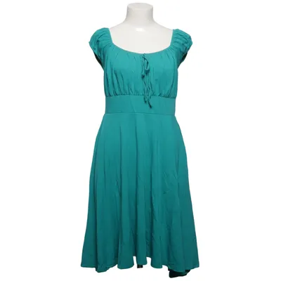 Klänning (Turkos) från Voodoo Vixen Elastan, Polyester, Viskos