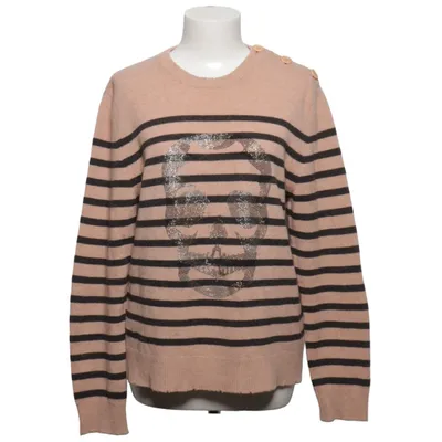 Strickpullover (Beige, Schwarz) von Zadig & Voltaire Merinowolle