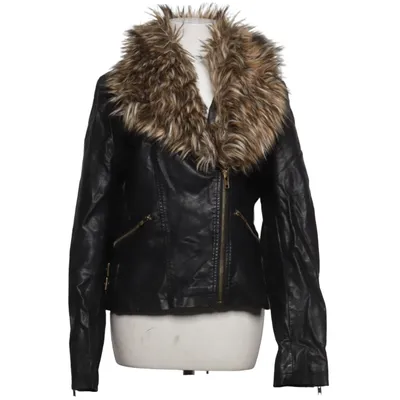 Bikerjacke (Schwarz) von Dotted Blue Acryl, Polyester, Polyurethan, Viskose