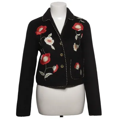 Jacket (Black, Red) from Rixo Polyester, Wool