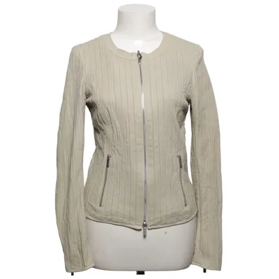 Läderjacka (Beige) från Milestone Skinn