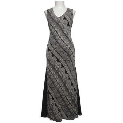 Maxikjole (Sort, Grå) fra Lily Polyester
