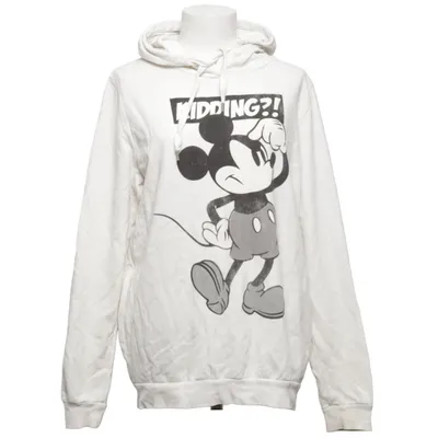 Kapuzenpullover (Weiß, Schwarz) von FB Sister x Disney Baumwolle, Polyester