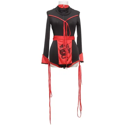 Déguisement (Noir, Rouge) de Leg Avenue Élasthane, Polyester
