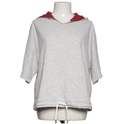 Kortärmad huvtröja (Grå, Röd) från True Style Bomull, Återvunnen polyester, Viskos
