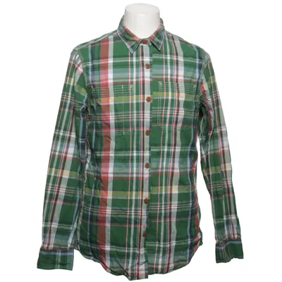 Flannel skjorte (Grøn, Flerfarvet) fra Pocoloco Bomuld