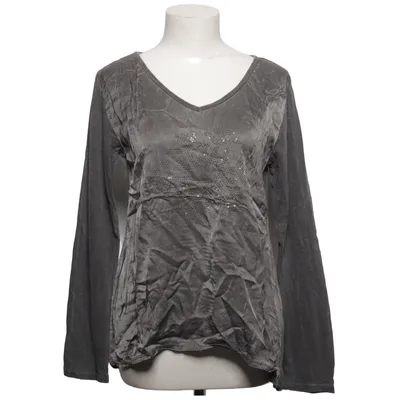 Blouse (Gris) de Anna Justper Coton, Soie