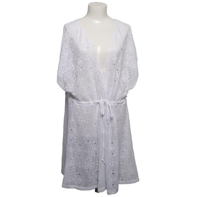 Beach dress (White) from Janina Curved Elastane, Polyester