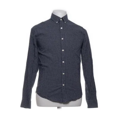 Buttondown-skjorta (Blå, Vit) från Velour by Nostalgi Bomull