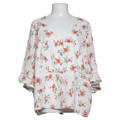 Blus (Vit, Flerfärgad) från Fashion Union Polyester