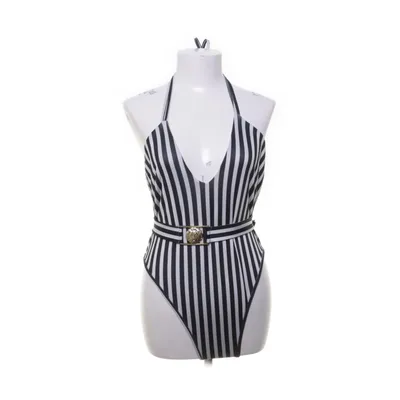 Badedragt (Sort, Hvid, Flerfarvet) fra PrettyLittleThing Elastan, Polyester
