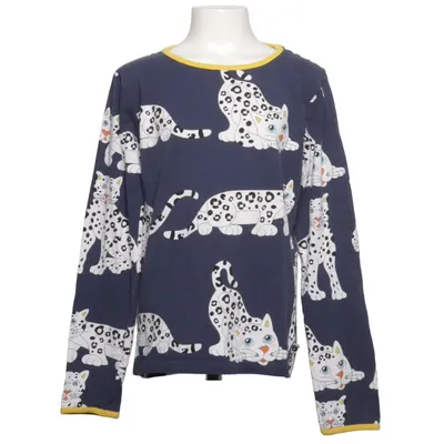 T-shirt à manches longues (Bleu, Blanc, Jaune) de Småfolk Élasthane, Coton biologique