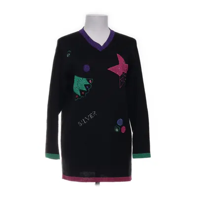 Klänning (Svart, Flerfärgad) från Lecomte Acetat, Akryl, Merinoull