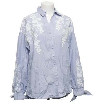 Chemise (Bleu, Blanc) de Love & Roses Coton, Polyester