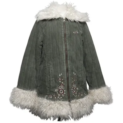 Winterjas (Groen) van Out Wear by Lindex Katoen, Polyester