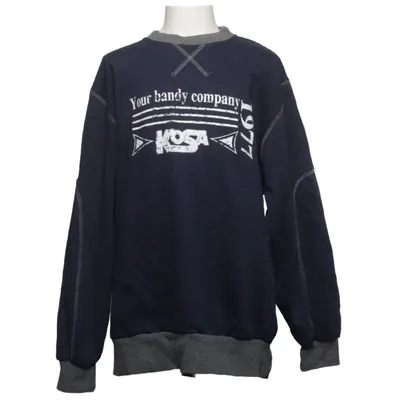 Collegetröja (Blå, Grå) från Kosa Bomull, Polyester