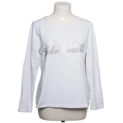Long sleeve T-shirt (White) from ZauberMasche Cotton, Elastane