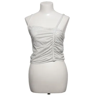 Tanktop  (Hvid, Sort) fra Zara Bomuld, Polyamid, Polyester