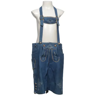 Pantalon en cuir traditionnel (Bleu) de Kaiserjäger Cuir
