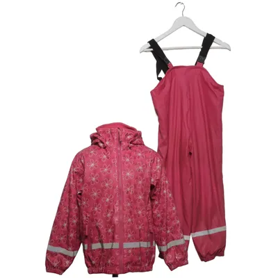 Rainwear (Pink, White) from On the Peak Polyester, Polyurethane