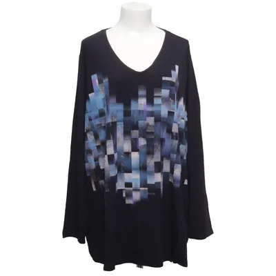 Long sleeve T-shirt (Black, Blue, Multicolored) from Yesta Elastane, Viscose