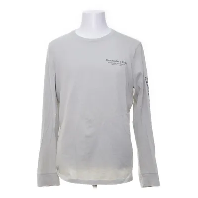 Lange mouwen shirt (Beige) van Abercrombie & Fitch Katoen