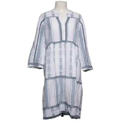 Jurk (Blauw, Wit) van Rich & Royal Katoen