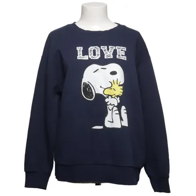 Sweatshirt (Bleu) de Peanuts Coton, Polyester