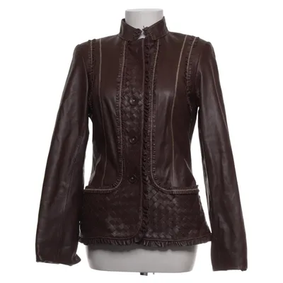 Läderjacka (Brun) från Madeleine Acetat, Skinn