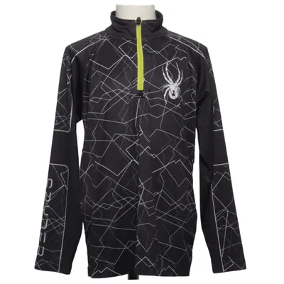 Trainingstop (Zwart, Wit) van Spyder Polyester