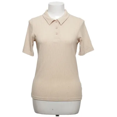 Polo shirt (Ribbed Button T-Shirt) from Emilie Briting x NA-KD Elastane, Polyester, Viscose