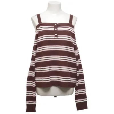 Top (Brown, Pink, White) from Edikted Polyamide, Polyester, Viscose