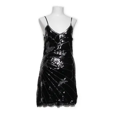 Cocktail dress (Black, Silver) from Maner Polyester