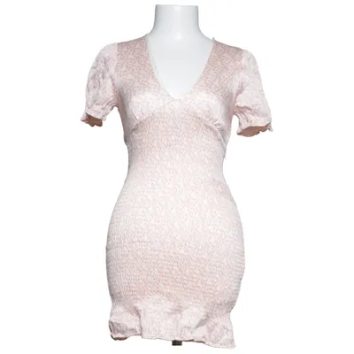 Kjole (Pink, Hvid, Flerfarvet) fra Zara Polyester, Viscose