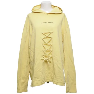 Sweat à capuche (Jaune) de Criminal Damage Coton