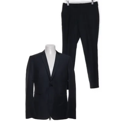 Kostym (Grå) från Bläck Polyester, Viskos, Ull