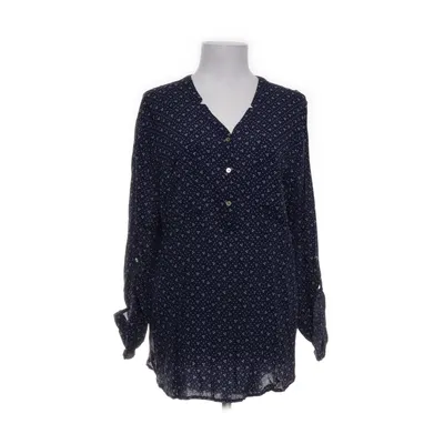 Blus (Blå, Vit) från Bexleys Woman Viskos