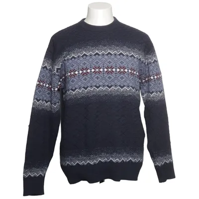 Sweater (Blue, Multicolored) from Ferandoxia Acrylic, Cotton