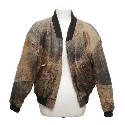 Bomber jacket (Brown, Black) from Skyline Leather, Viscose