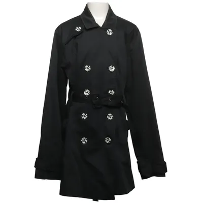 Trenchcoat (Zwart) van Coccodrillo Katoen, Elastaan, Polyester